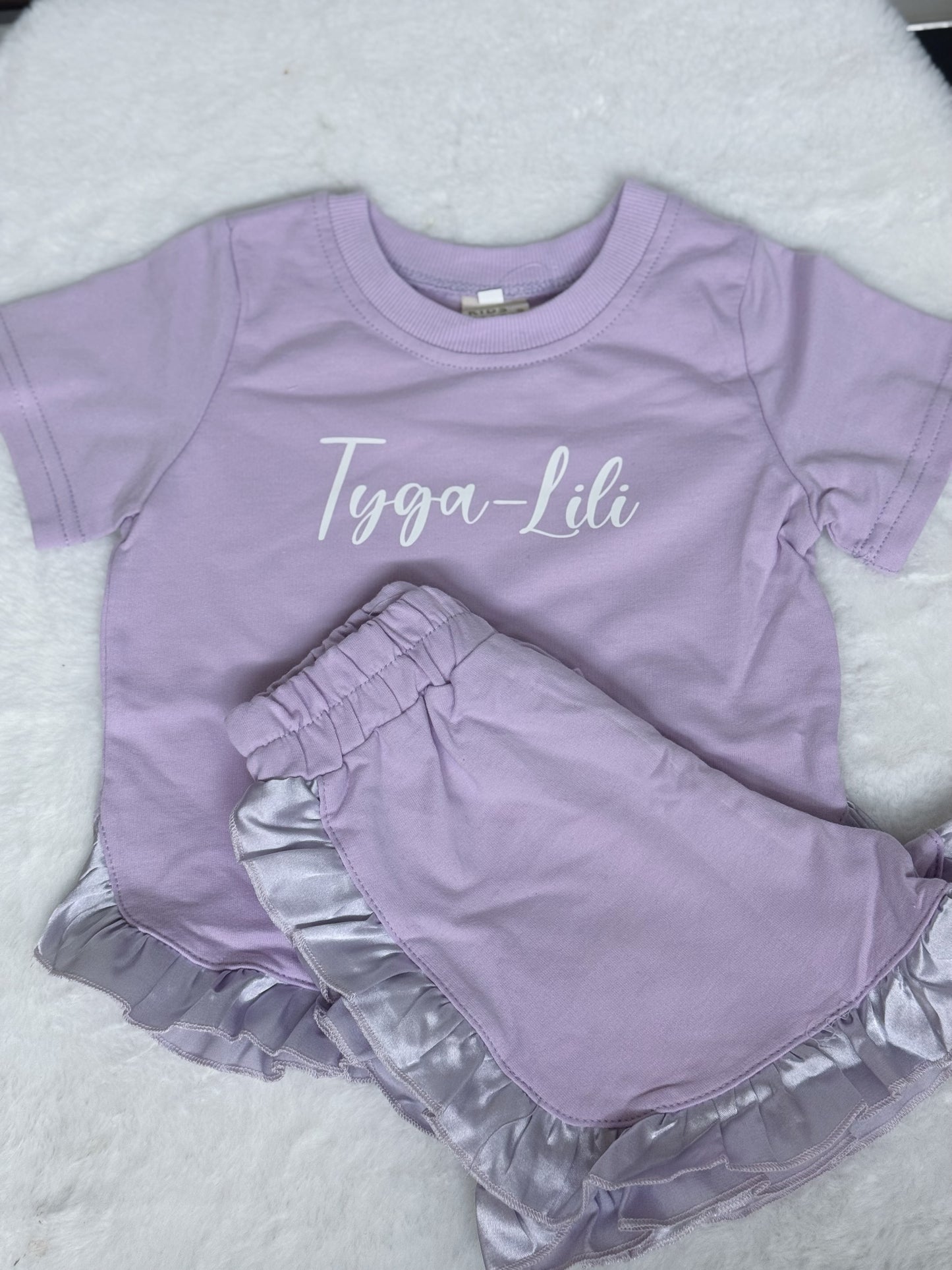 Satin Frill Set