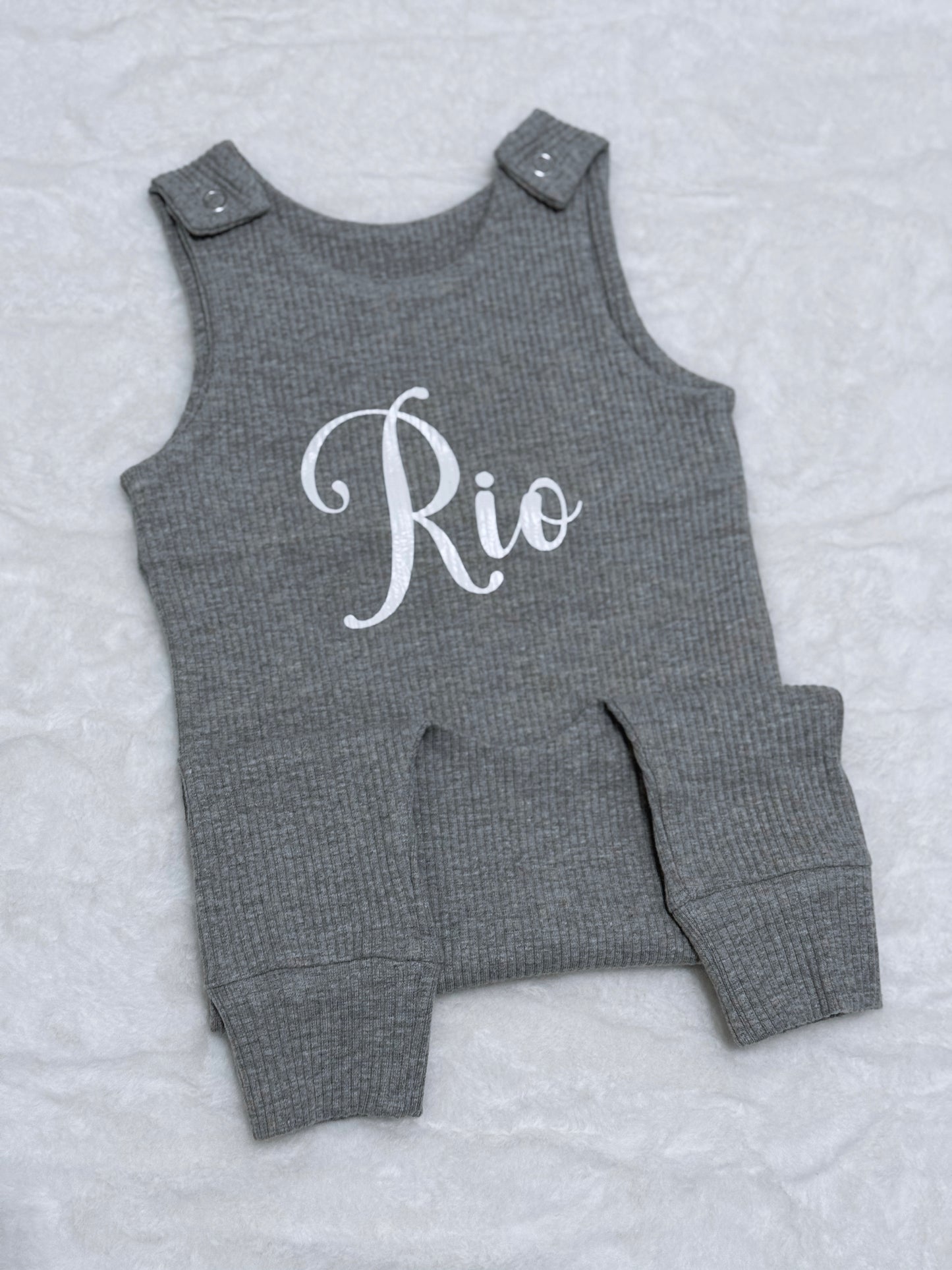 Ribbed Rompers