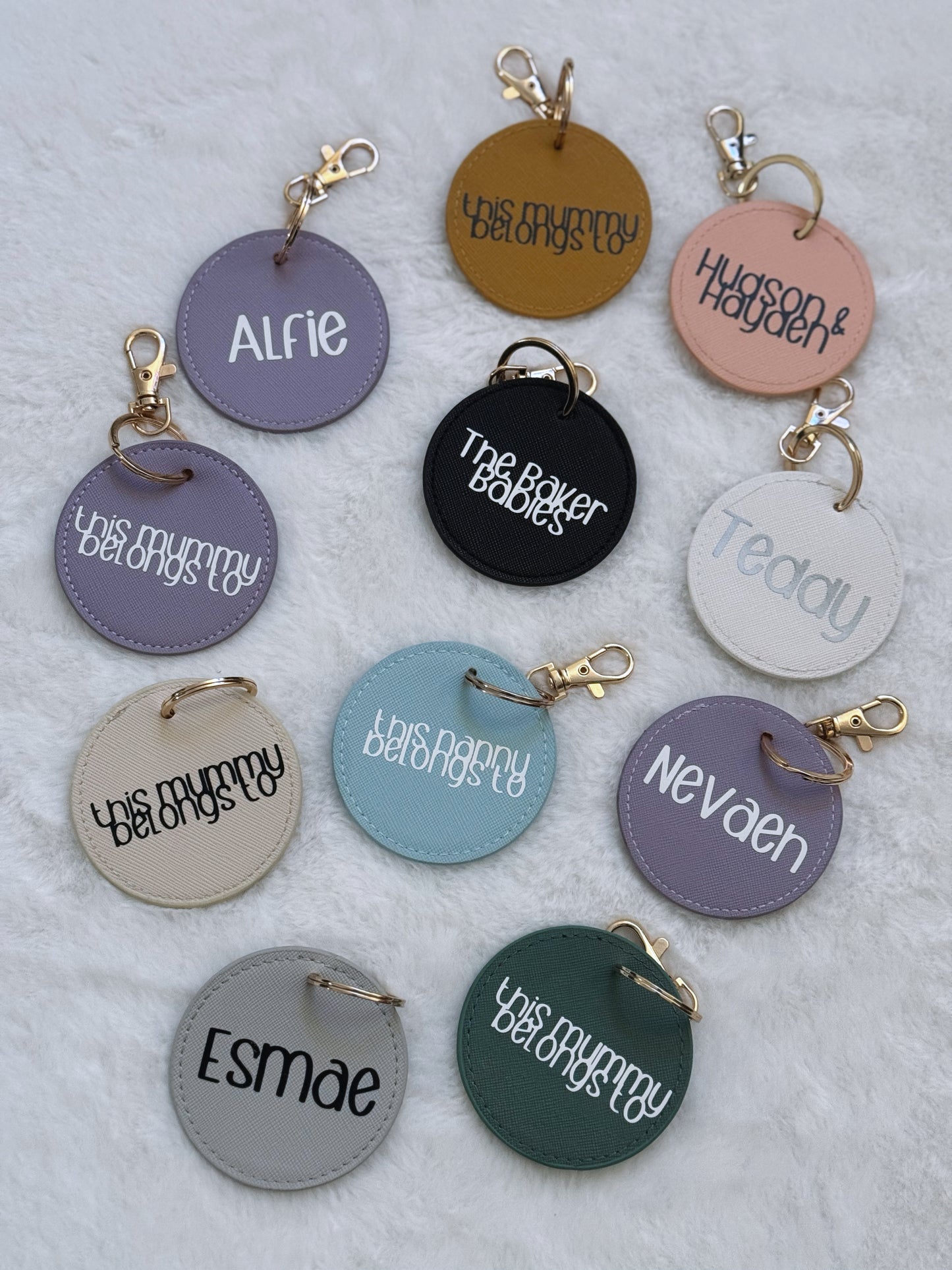 ‘I belong to’ Keyring